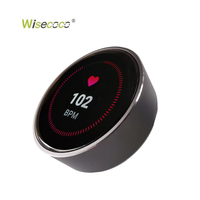 Wisecoco Pantalla HMI con Perilla de 1.28 Pulgadas, Interfaz de Usuario Personalizada, Codificador UART, Pantalla con Perilla Giratoria para Lavadora, Solución de Puerto Serial