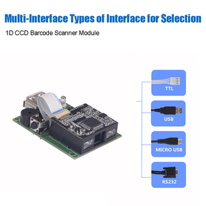 Động Cơ Máy Quét Mã Vạch Gắn Cố Định <span class=keywords><strong>Mini</strong></span> CCD <span class=keywords><strong>1D</strong></span> Có Bảng Phát Triển Cắm Và Chạy USB RS232 - Product Image 6