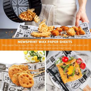 Papel Antigrasa de Grado Alimenticio de 40 g/m², Personalizado, a Buen Precio, para Hamburguesas y Papas Fritas, Papel Encerado para Envolver Alimentos, para Palomitas de Maíz - Product Image 4