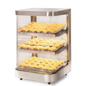 Réchauffeur pour présentoir de tartes à 3 couches pour aliments chauds café <span class=keywords><strong>tasse</strong></span> gâteaux pour pâtisserie - Product Image 4