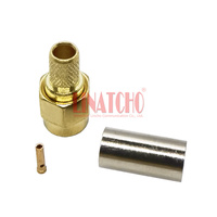 3D-FB RG58U LMR195 RG142 RG400 Reverse RP SMA Male Jack Connector Coaxial RF Connectors Crimp Style