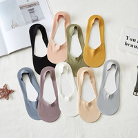 Chaussettes bateau en coton peigné Swan Printemps-Été avec bordure profonde, invisibles, sans couture, en pur coton, jetables, antidérapantes pour femmes