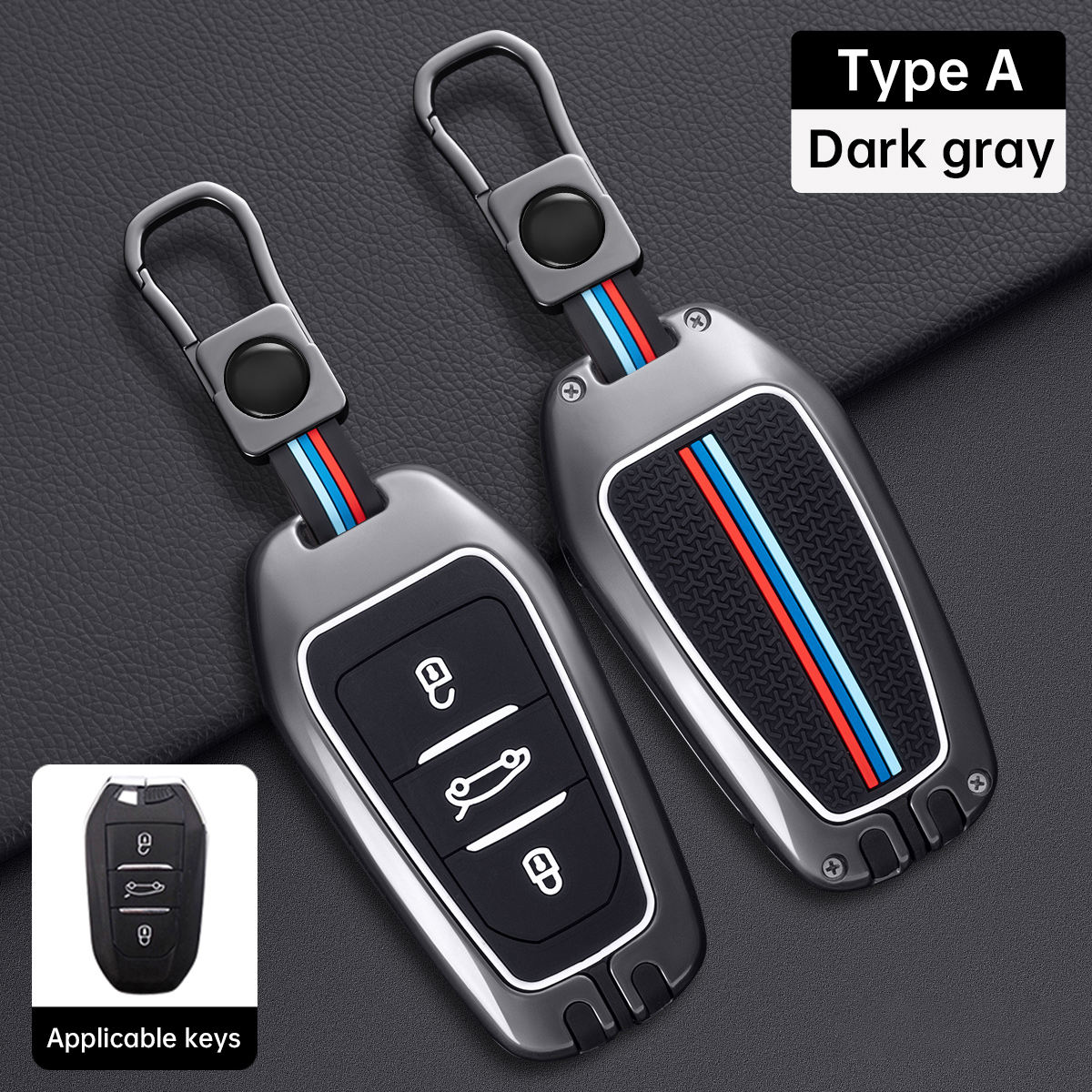 Type A-Gun couleur + boucle en métal