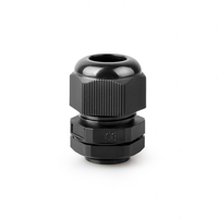 Connecteur à manchon fendu en plastique nylon de type M niveau de protection IP68 M12 M16 M20 M25 capuchon adaptateur 20mm 25mm presse-étoupe