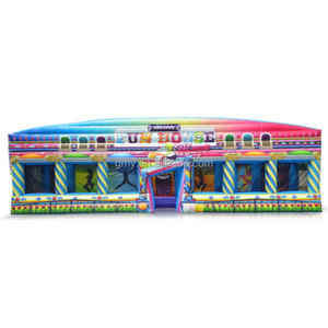 GMY Gonflables Carnaval géant Jeu de sport gonflable amusant Labyrinthe Château gonflable pour enfants Labyrinthe <span class=keywords><strong>Halloween</strong></span> - Product Image 3