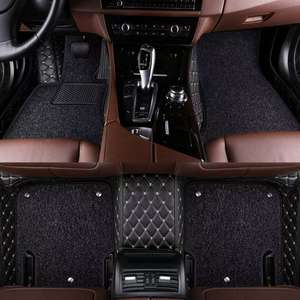 Vente chaude Logo Personnalisé 5D Cuir Diamant Conception Tapis De Sol De Voiture Compatible pour <span class=keywords><strong>Honda</strong></span> CRV pour Toyota Mercedes Audi X5 Modèle X5 - Product Image 3