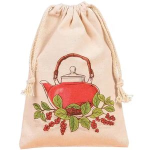 Sac en coton écologique pour la maison, idéal pour ranger biscuits, noix, graines, avec cordon de serrage, design en mousseline, kit anti-gueule de bois, décorations pour festivals et fêtes - Product Image 2