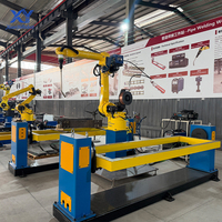 Système de soudage robotisé à positionnement automatique de tête et de queue à axe unique, station de soudage robotique industrielle