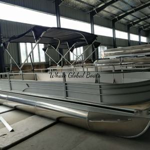 Ferry à pontons jumeaux, pontons de fret, bateau en aluminium de 10 m/33 pieds - Product Image 1