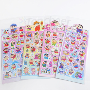 Nhà máy tùy chỉnh dễ thương Anime Kawaii Kiss cut Sticker tấm in ấn không thấm nước Vinyl Holographic long lanh Sticker tấm - Product Image 3