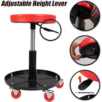 Réglable Mécanicien Rolling Creeper Siège Chaise Tabouret Plateau Rembourré Moto Réparation