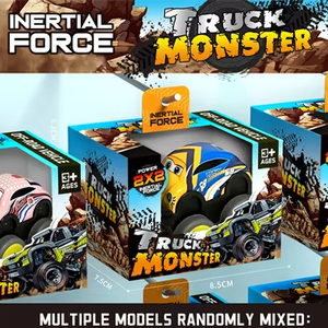 Voitures à rebond et à inertie en tôle WAXSAM, jouets de camion pour enfants, cadeaux de fête, cadeaux d'anniversaire pour garçons et filles de 3 ans et plus - Product Image 1