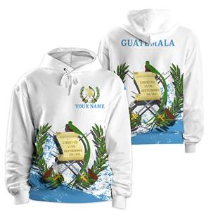 Sudadera con Capucha Personalizada con Estampado 3D de Guatemala, Sudadera de Invierno, Jersey con Capucha, Chándal, Abrigo Informal - Product Image 1