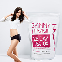 Thé minceur personnalisé à marque privée, thé pour un ventre plat, 28 jours, thé détox minceur pour femme, sachet de thé minceur