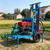 Foreuse géologique portable diesel pour l'exploration, avec trépan triconique, pour l'échantillonnage des sols