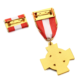 Aanpassen Zacht Email Logo Vergulde Metalen Medaille Linten Pin Borst Badge Doos Medaille Eer Fabrikanten - Product Image 3