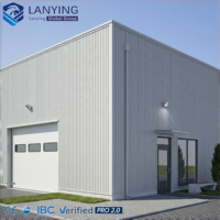 Entrepôt en structure métallique, bâtiment industriel préfabriqué en métal, atelier, hangar d'usine, durable, certifié CE