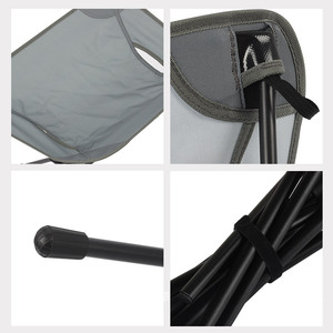 Hot Seller Outdoor Light <b>Weight</b> Aluminium <b>Small</b> Moon Camp Chair Ultralight Beach Chair Portable Fishing Chair - Product Image 6