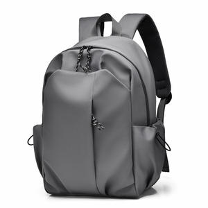 Custom 2025 Simple 16 Inch <b>Computer</b> Laptop Bag Solid Color Student <b>Backpack</b> Large Capacity Strap Carrying <b>Backpack</b> - Product Image 1