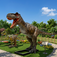 Modèle de dinosaure Tyrannosaurus géant animatronique Gecai Dino Park à vendre pour centre commercial, parc d'attractions, zone scénique