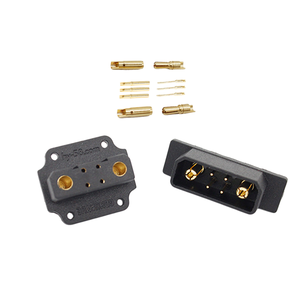 2+4P 30A High Current Gold Plated Male Female Connector 2Power Pin+4Core 5A Signal Terminal Plant Protection <b>Drone</b> RC Aircraft - Product Image 1