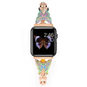 Laudtec Diamond Jewelry Strap Dual-Use Dual-Use Smart Watch Decorative Strap Girls Love To Use For Apple Watch