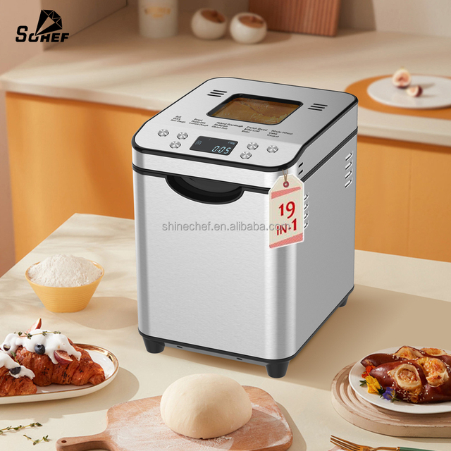 750g Non-Stick Stainless Steel Bread Machine Electric Small Automatic Bread Maker Machine for Home
