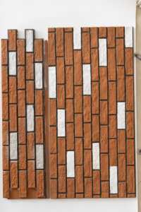 กระเบื้องเทียมแผงอิฐ PU ติดตั้งง่ายทนฝนและแดดสำหรับวิลล่าสวนในการแข่งขันขายส่ง<span class=keywords><strong>ราคา</strong></span>ออกใหม่ - Product Image 4