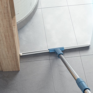 Escoba mágica de silicona con mango de plástico, tabla de raspado de agua para limpieza del hogar para barrer el suelo del bañ<span class=keywords><strong>o</strong></span> - Product Image 3