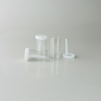 Vaso para Muestras de Heces Desechable, Económico, de Plástico de Pared Gruesa, Anti-Roturas, para Microscopía de Parásitos en Laboratorios Médicos