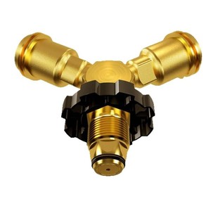 Conector en Y para tanque de propano, divisor de manguera de gas de 20 lb, adaptador para parrillas y barbacoas al aire libre - Product Image 3