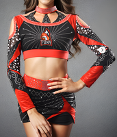 Ventes flash - Uniformes de cheerleading respirants Allstar Elite pour compétitions, avec strass, impression par sublimation, designs personnalisés pour filles