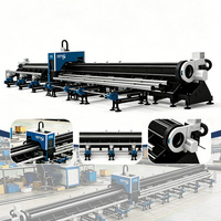 Scorpion Laser SL-TG Machine de découpe laser à fibre CNC industrielle robuste à trois mandrins pour le marché mondial