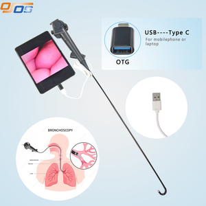HD 720P/1080P USB Disposable Flexible <strong>Bronchoscope</strong> With Working Channel For Intubation Plug And Play - Product Image 1