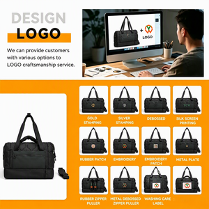 Sac de voyage portable antivol léger grande capacité 33L pour hommes et femmes, sac de rangement décontracté universel pliable en nylon, nouveau et élégant - Product Image 1