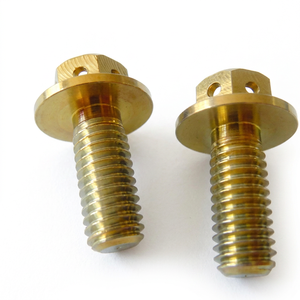 Pernos y Tornillos de Aleación de Titanio Anodizado, Resistentes al Óxido, de Colores, para Motocicletas: Pernos y Tornillos de Cabeza Hexagonal M8 y M6 - Product Image 3