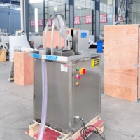 Kokosnootschilmachine, kokosnootschiller, hydraulische kokosnootsplitser, op motor aangedreven, elektrisch, voor thuisgebruik, groene kokosnootverwerking