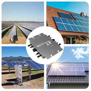 Inversor de controlador de carga solar híbrido 1200W 1400W 1600W inversor de energía solar micro inversor de conexión a la red