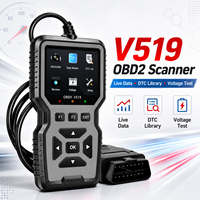 Lecteur de codes de panne de moteur V519 OBDII, outil de diagnostic automobile, effacement des DTC, surveillance des données en temps réel