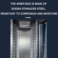 Armoire de fermentation électrique commerciale 36 plateaux pour pain et pâte à pizza, équipement de boulangerie neuf pour le stockage de la farine