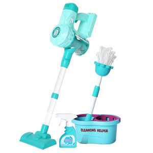 Meilleure vente ensemble d'outils de <span class=keywords><strong>nettoyage</strong></span> chariot de Simulation électrique aspirateur jouets pour enfants tout-petits en plastique amusant <span class=keywords><strong>jeu</strong></span> de rôle - Product Image 2