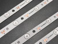 Réflexion diffuse Dc12v 12leds Led Bar 3030 Smd Led Rigidement Bande Lumineuse Publicité Boîte à Lumière Led Bande Lumineuse