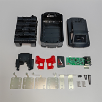 Boîtier de batterie Li-ion 21700*10 et kit de boîtier BMS pour MWK MIL M18 18V 21700, support pour 10 cellules, boîtier de batterie et carte BMS