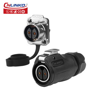 Cnlinko Manufacturer IP68 LP 20 2 Pin Plastic and <strong>Metal</strong> Aviation <strong>Connectors</strong> Male Female Wiring <strong>Screw</strong> Waterproof Cable <strong>Connectors</strong> - Product Image 2