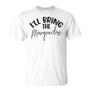 Camiseta I'll Bring The Margaritas para mujer, cuello redondo, manga corta, camisa para despedida de soltera, ropa informal - Product Image 1