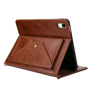 Cao cấp PU Leather trường hợp bìa cho iPad 10th thế hệ 2022 10.9 ''12.9'' phong bì da bage Crossbody dây đeo - Product Image 5