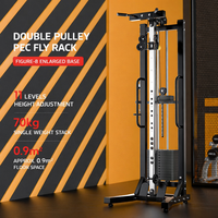 Machine Smith multifonctionnelle pour la maison, équipement de fitness, ensembles de sport, rack à squats avec pile de poids