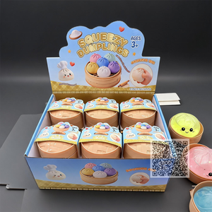 Juguete Sensorial Antiestrés de TPR con Forma de Bollo al Vapor Viral de <span class=keywords><strong>TikTok</strong></span>, Comida Realista, Regalo Novedoso, Mercancía Sensorial GWP - Product Image 6