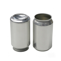 Vente en gros de boîtes à thé en aluminium standard de 330 ml, à ouverture facile, argentées, à finition brillante, à étanchéité élevée, anti-fuite, à bords lisses et sans bavures, avec anneau de traction