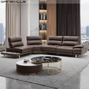 Sofá modular de esquina reclinable, muebles modernos para sala de estar, sofá Seccional de cuero, conjunto de sofá reclinable - Product Image 4